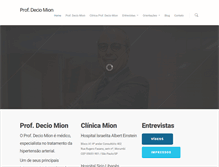 Tablet Screenshot of deciomion.com.br